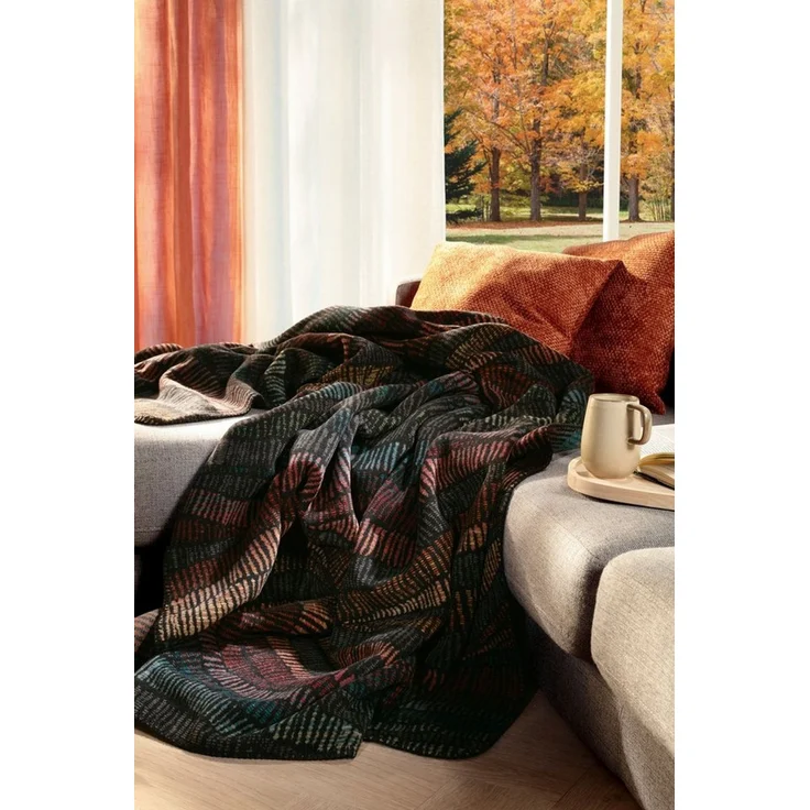 Wohndecke Vivid Waves, Biederlack, kuscheliger Blickfang – Bild 2