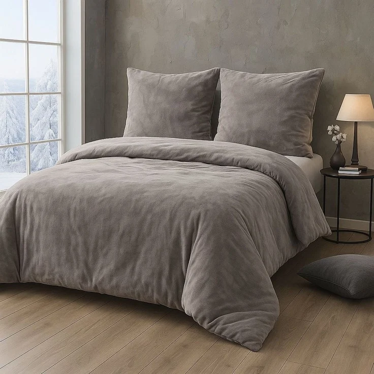 Malika Bettwäsche 200x200 + 2x 80x80 cm Cashmere Touch Bettwäsche, atmungsaktiv, Mikrofaser, 3 teilig, Für Allergiker geeignet, pflegeleicht, angenehm weicher Stoff – Bild 1