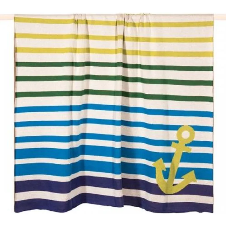 pad Wohndecke, Mischgewebe, 140x190 cm, Anker Multicolor