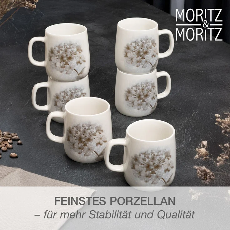 Moritz & Moritz BLOSSOM Kaffeebecher, 6er – Bild 3