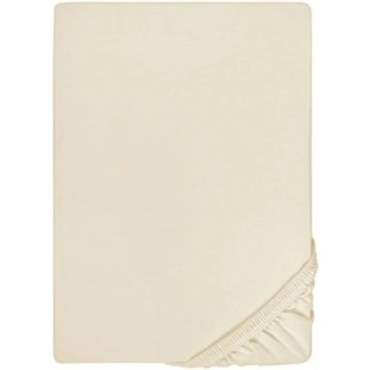 biberna Jersey-Elastic-Spannbetttuch 0077866, kitt, 1x 140x200 cm - 160x220 cm – Bild 6
