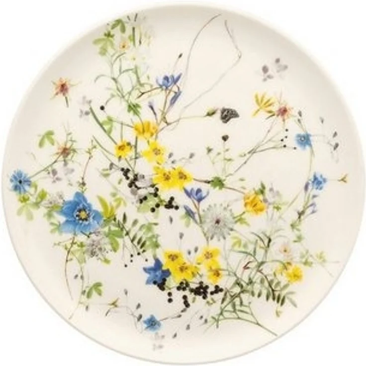 Rosenthal Brotteller Brillance Fleurs des Alpes Brotteller 18 cm, Teller Flach – Bild 4