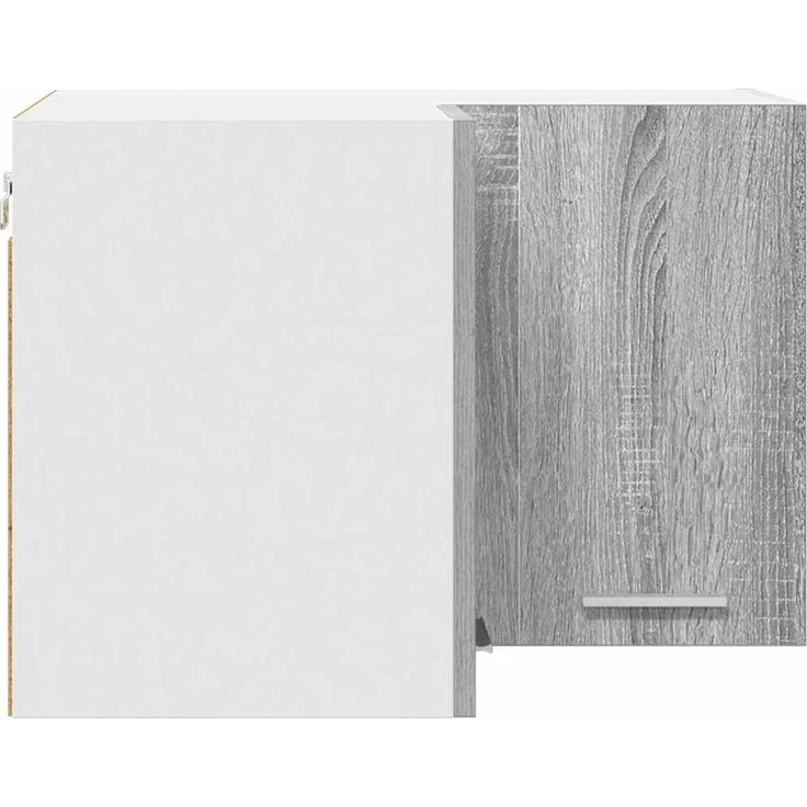 vidaXL Hängeschrank Grau Sonoma und Weiß 57 x 57 x 40 cm Holzwerkstoff 884191 – Bild 7