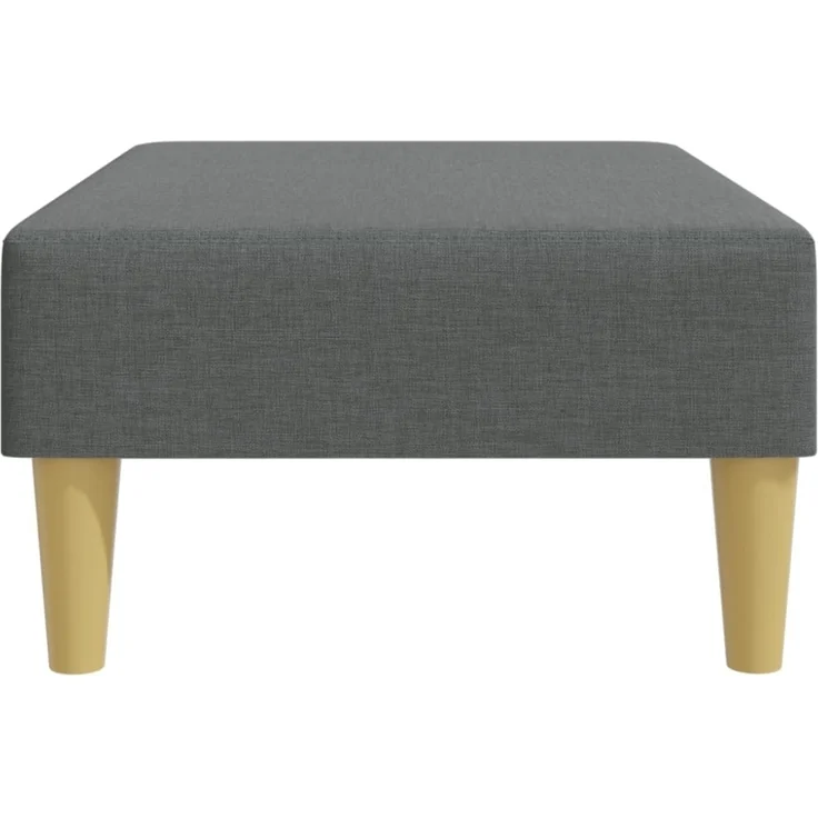 vidaXL Fußhocker Dunkelgrau 77x55x31 cm Stoff 379554 – Bild 8