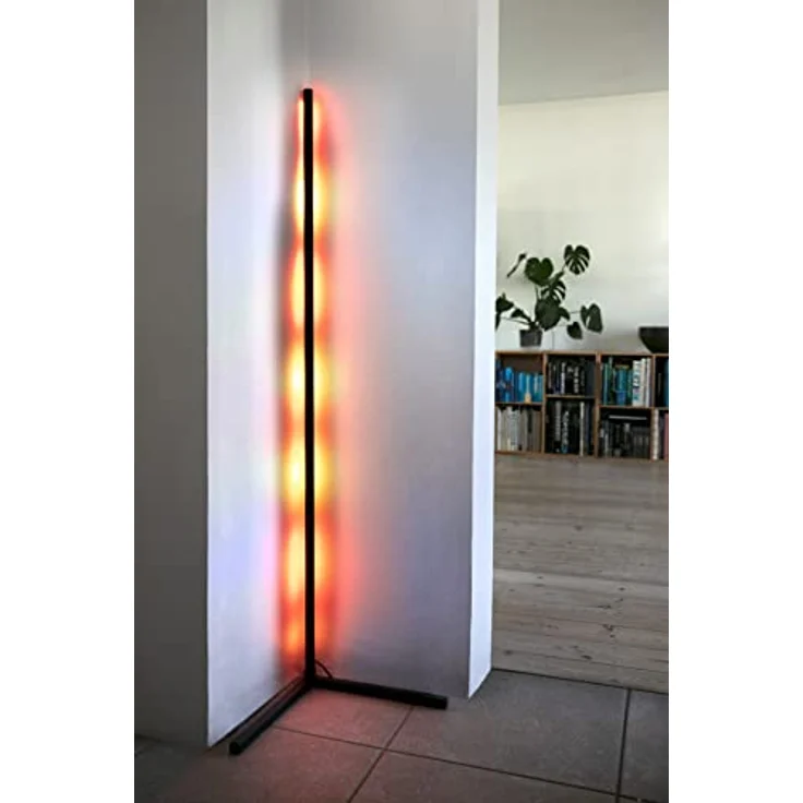 LITE BULB MOMENTS Smart Corner Lamp | Smarte Stehlampe | Über 16 Millionen Farben | Steuerung per App | Kompatibel mit Hey Google und Alexa – Bild 3