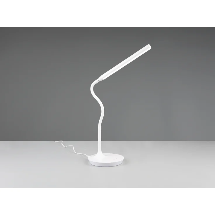 LED Schreibtischleuchte TORO Weiß, dimmbar & Lichtfarbe einstellbar, Höhe 38cm – Bild 6