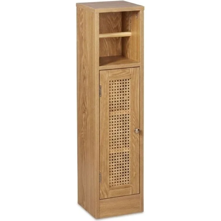 Relaxdays Toilettenpapierhalter stehend Holzoptik – Bild 9
