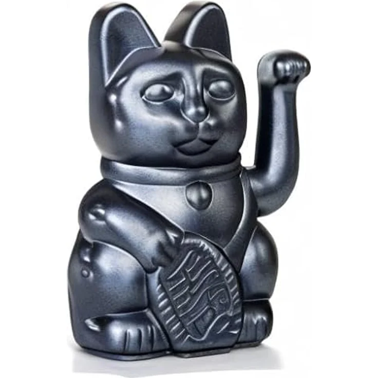 Donkey Winkekatze Lucky Cat Galaxy metallicgrau – Bild 5