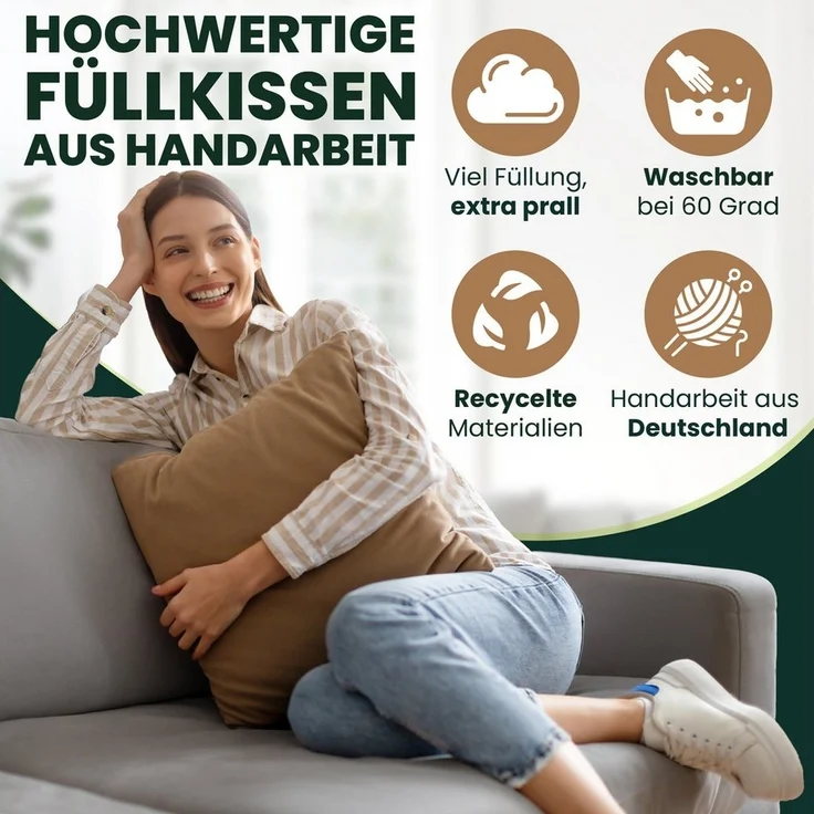Waidmeister Kissenfüllung Waidmeister 2er Set - 4er Set Kissenfüllung-Füllkissen – Bild 2