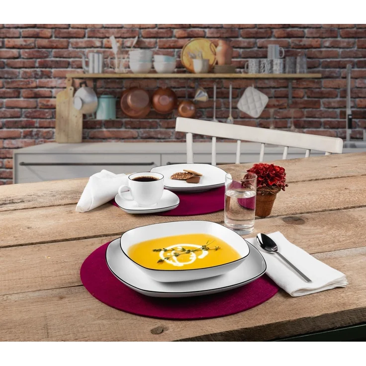 Kaffee-Obertasse 0,22 l Lido Black Line Seltmann Weiden Kaffeetasse - MikrowelleBackofen geeignet, Spülmaschinenfest – Bild 5