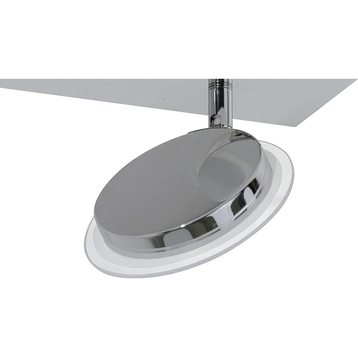 TRANGO LED Deckenleuchte, 2114 Modern 3-flammig IP44 Spiegelleuchte *COOL* inkl. 3x 4,5 Watt 3000K warmweiß LED Modul Badleuchte 420mm lang mit schwenkbar und drehbar Spots, Badezimmer Wandleuchte, Deckenlampe, Badlampe – Bild 5