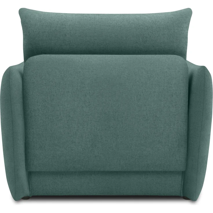 DOMO. collection Sessel 700023, Polstersessel, Schlaffunktion, Federkern, Füße mit Filzgleitern, Armsessel, Cocktailsessel, Loungesessel, 105 x 100 x 95 (BxTxH), blau (pertrol) – Bild 5