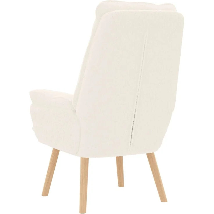 vidaXL Sessel Creme 69 x 74 x 93 cm Sherpa-Stoff 42001845 – Bild 5