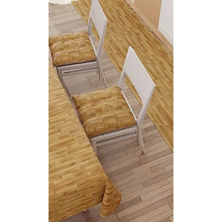 PETTI Artigiani Italiani - Teppich für Küche, rutschfest, waschbar, Läufer für Küche, Teppich, Küchenläufer, 52x240 cm, Design Parkett 02, 100% Made in Italy – Bild 6