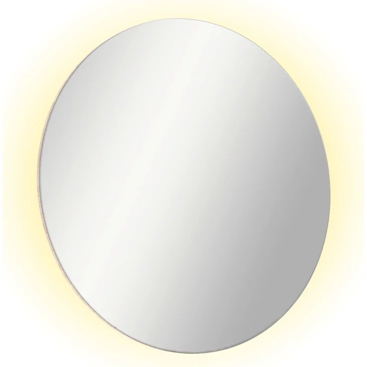 XORA 'PISA' Spiegel Rund, Spiegelglas klar, 80 x 80 x 5 cm, mit LED-Beleuchtung – Bild 1