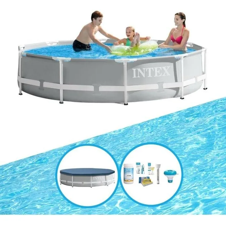 Intex Frame Pool Intex Prism 305x76 cm Schwimmbad-Paket