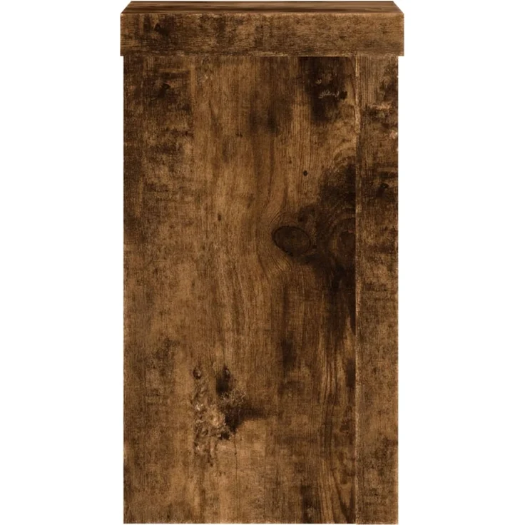 vidaXL Pflanzenständer 2 Stk. Räuchereiche 10x10x18 cm Holzwerkstoff 852883 – Bild 6