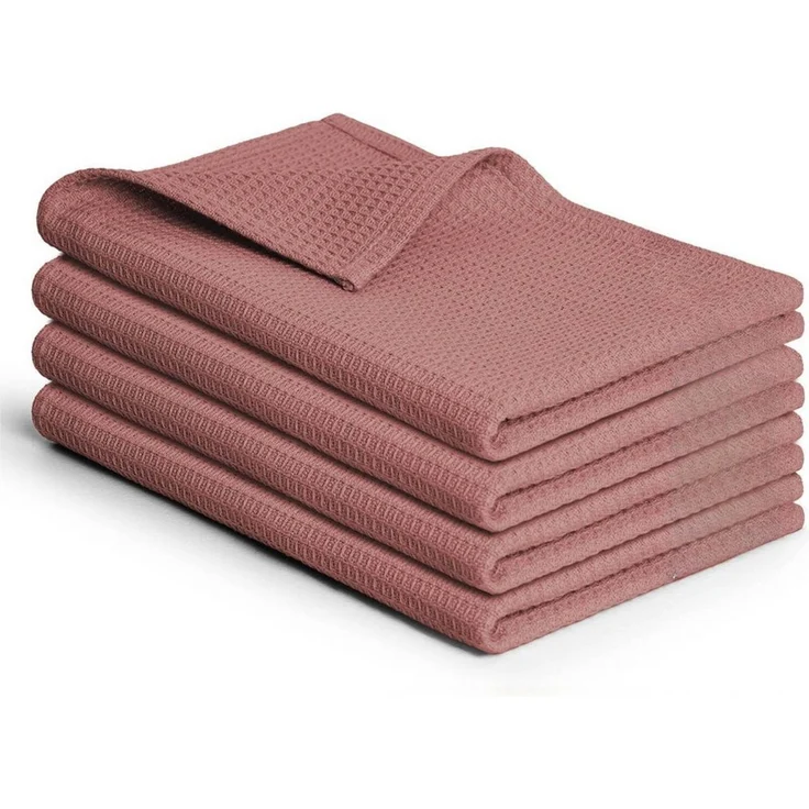 Blumtal Geschirrtuch Set 50x70 oder 30x30 cm, 100% Baumwolle, (4-tlg), Saugfähig, schnell trocknend, waschbar, 100% Baumwolle – Bild 1