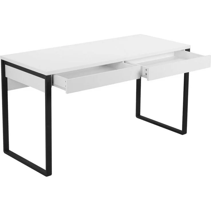 Places of Style Schreibtisch Moid, Computertisch im modernen Design, Breite 120/140/160 cm, mit Metallbeinen & Schublade – Bild 3