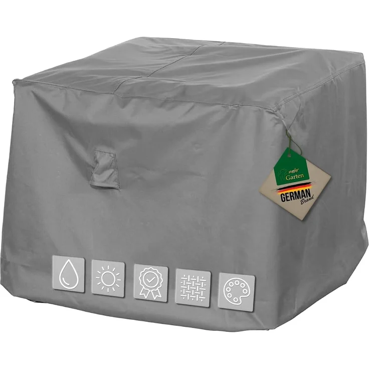 mehr Garten Gartenmöbel-Schutzhülle Premium, Premium Loungesessel-Abdeckung: 85(B)x85(T)x80(H) cm I Robuste Schutzh – Bild 1