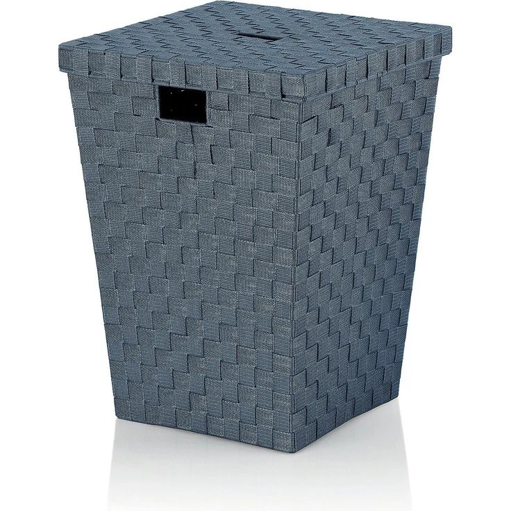 kela Wäschesammler ALVARO rauchblau BHT 40x40x52 cm blau Wäschekorb Wäschebox Wäschetruhe