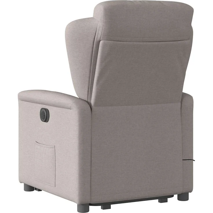 vidaXL Massagesessel mit Aufstehhilfe Taupe Stoff 3303151 – Bild 6