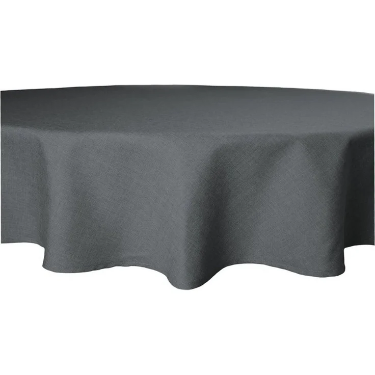 Haus und Deko Tischdecke Tischdecke rund Leinenoptik Lotuseffekt Tischwäsche Wasserabweisend (1-tlg) – Bild 1