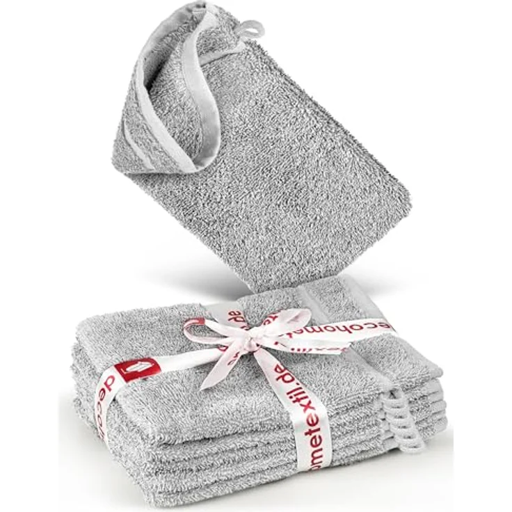 DecoHomeTextil Heimtextilmanufaktur Handtuch Handtuch Set 100% Baumwolle hochwertig kuschelweich saugstark – Bild 2