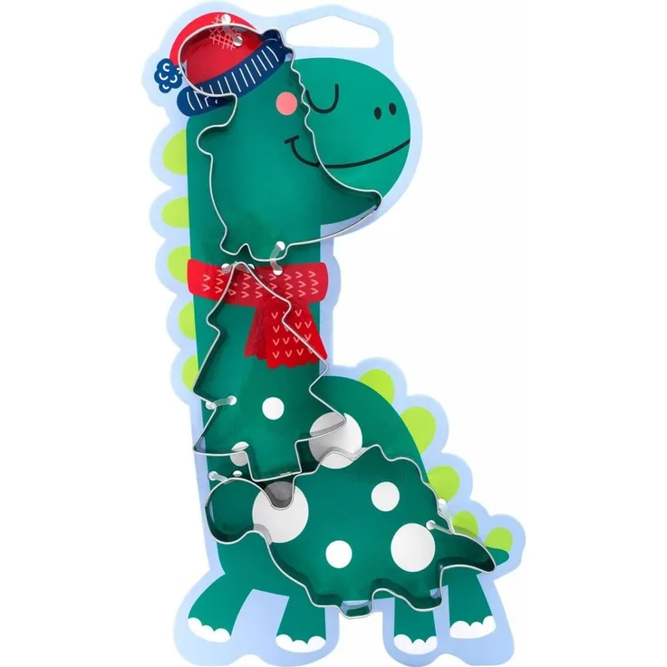 Sheepworld Ausstechformen Ausstecher-Set 3er Kinder Motiv Dino 51135