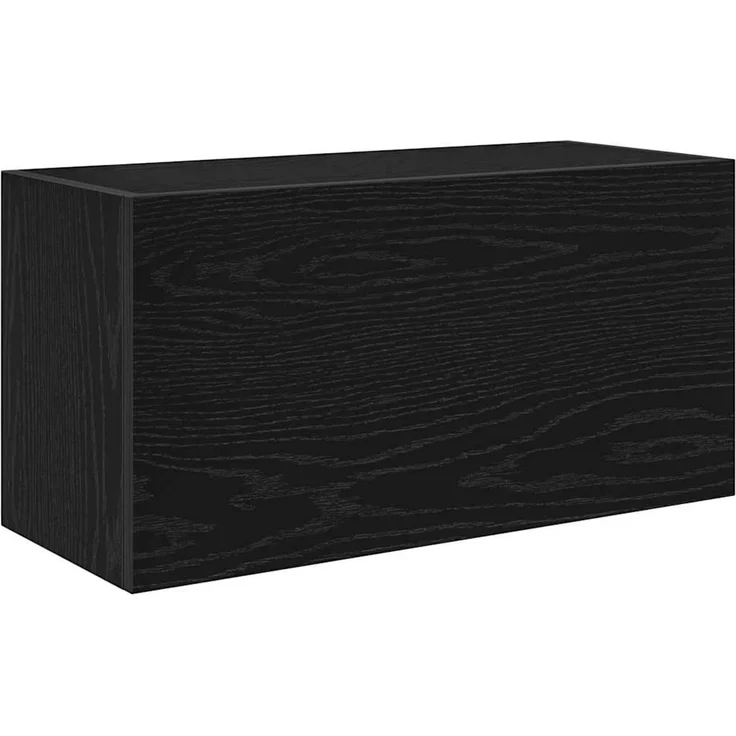 vidaXL Bad-Wandschrank Schwarz 60x25x30 cm Holzwerkstoff 860059 – Bild 2