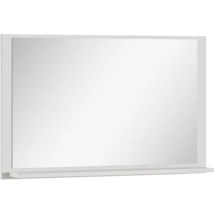 Badezimmerspiegel Bravos 80 cm - Weiß - Badezimmerspiegel mit Ablage