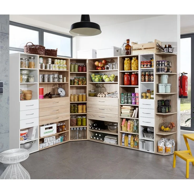 Hochschrank Multiraumkonzept weiß Putzschrank Mehrzweckschrank Schuhschrank ca. 40 cm breit – Bild 5