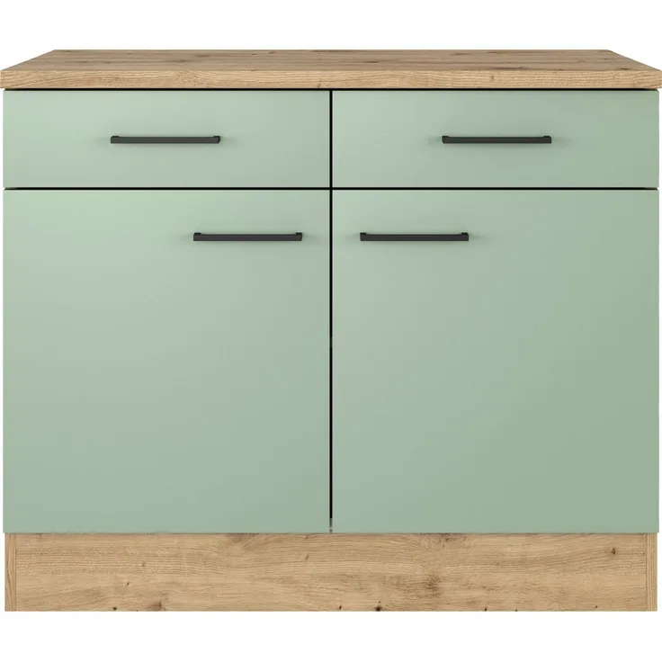 Flex-Well Unterschrank Cara (1-St) (B x H x T) 100 x 85 x 60 cm, für viel Stauraum