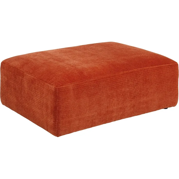 KAWOLA Sofa Sitzelement SEPHI medium Cord Vintage rot 39 x 82 x 107 cm