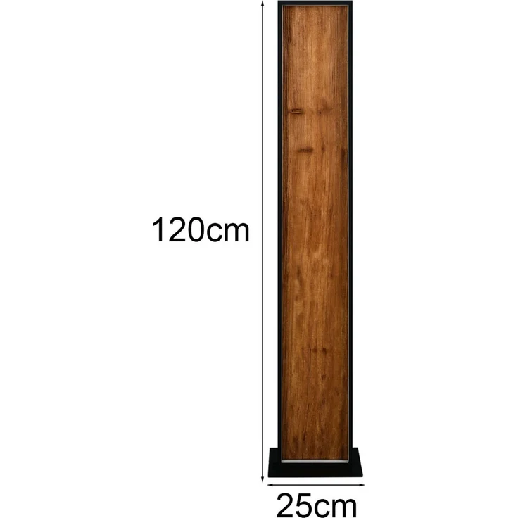 LED Stehleuchte KALEA klein aus Naturholz dimmbar, Höhe 120cm – Bild 4