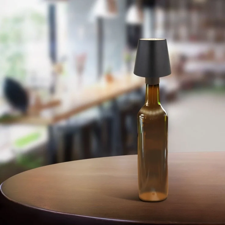 Tischlampe kabellos mit Akku Touch Dimmer Tischleuchte Dimmbar Schwarz 58438GS – Bild 3