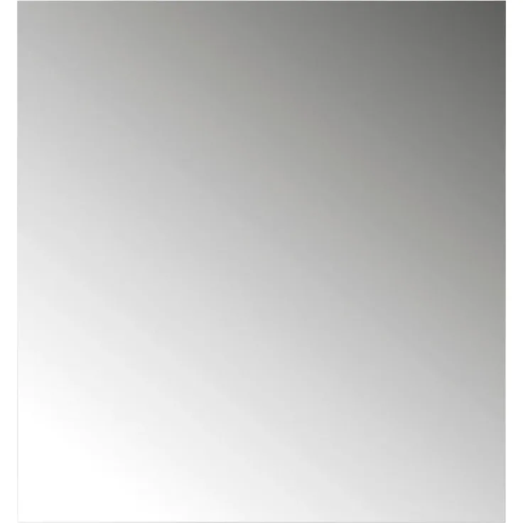 Germania Wandspiegel, rechteckig, rahmenlos, Graphit, 75x80 cm, Glas, Holzwerkstoff