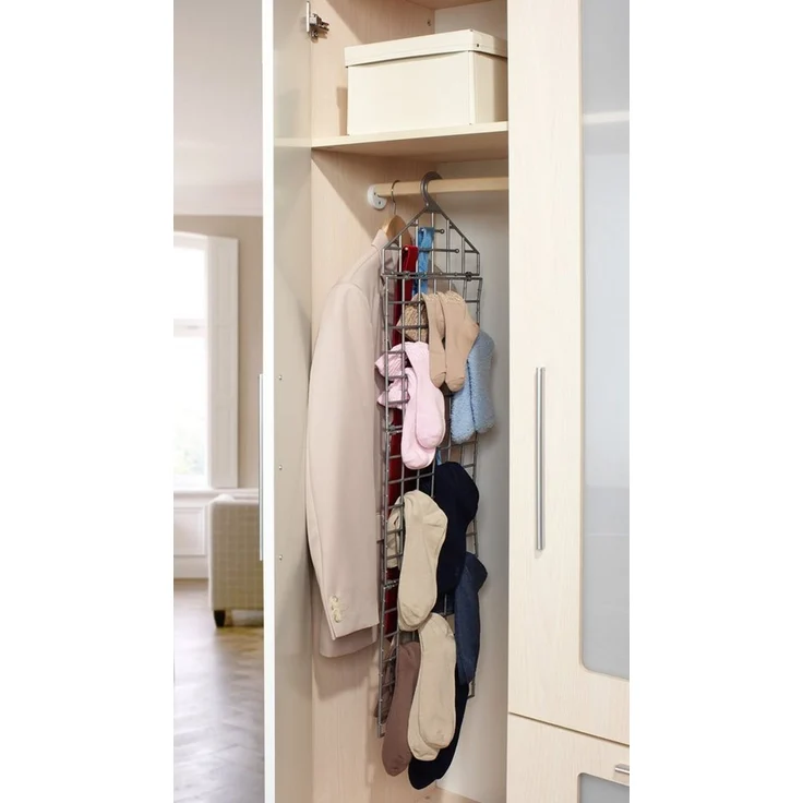 Ruco Hängeaufbewahrung Organizer für Accessoires, Kleideraufbewahrung für Schranktür oder Kleiderstange, Made in Germany – Bild 4