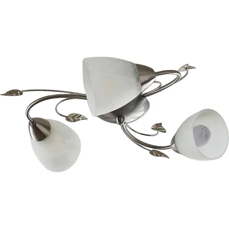 Lindby Deckenleuchten Yannie, Metall, Alu IP20, 3 x 4 W LED