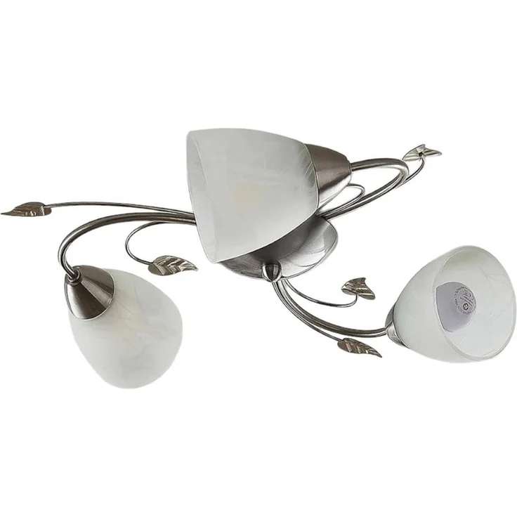 Lindby Deckenleuchten Yannie, Metall, Alu IP20, 3 x 4 W LED