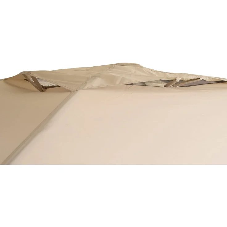 Bo-Camp Partyzelt Medium Beige 4472201 wasserdicht, uv-beständig Polyester – Bild 2