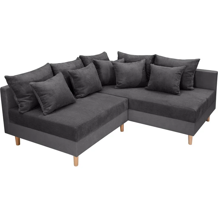 COLLECTION AB Ecksofa Anton L-Form, B: 201 cm, 5 Zierkissen, Federkern – Bild 2