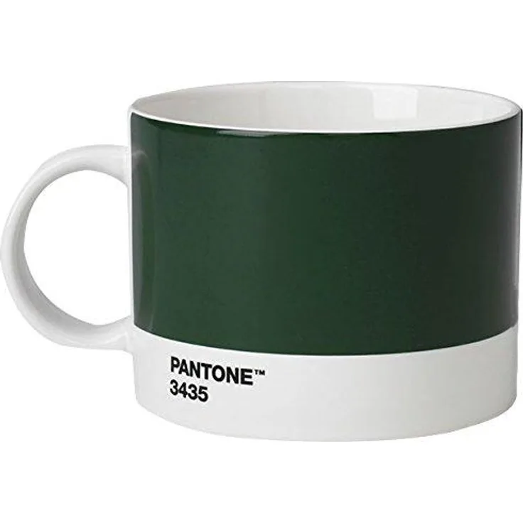 Pantone Teebecher, Porzellan, Dark Green 3435, 10. 4x10. 4x8 cm