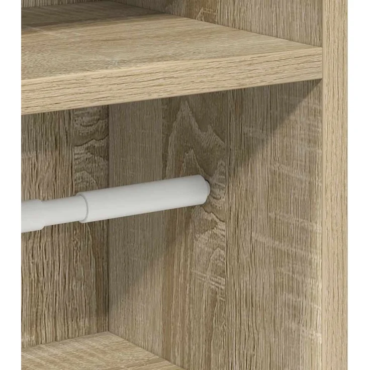 vidaXL Badezimmerschrank mit Rollenhalter Sonoma-Eiche 20,5x22x90 cm 858499 – Bild 9