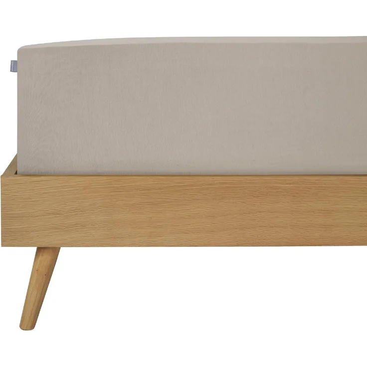 Schiesser Spannbettlaken Jessi - Edeljersey - 100 x 200 cm - Helltaupe