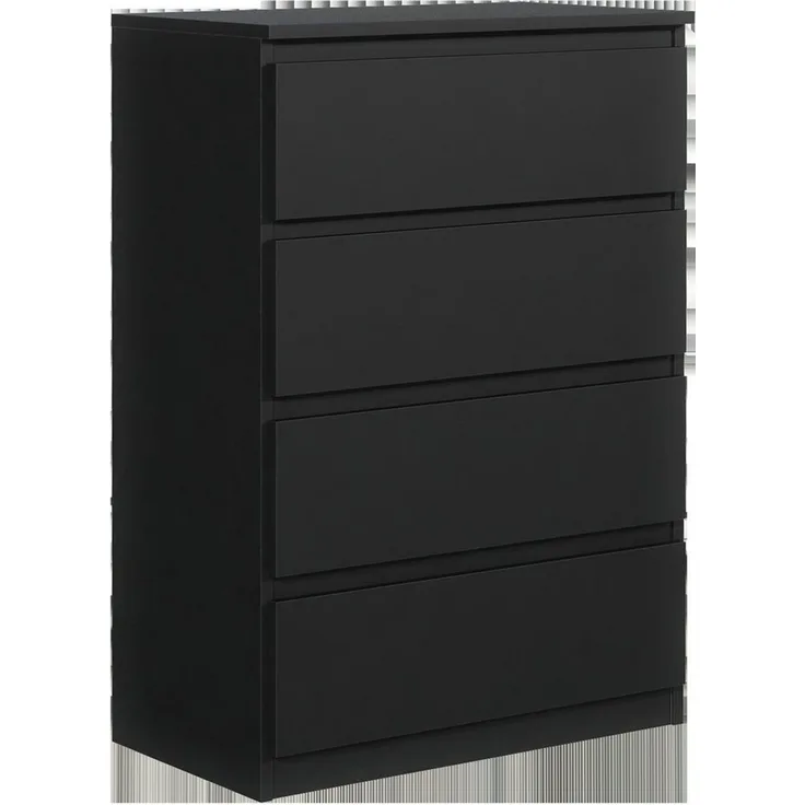 Raumhirsch Furniture Kommode, Sideboard, Kommode für das Schlafzimmer - Wohnzimmer (Maße: 70 × 39 × 102 cm, 4 Schubladen, Rollenschienen), viele Farbvarianten - Hochwertig & stabil