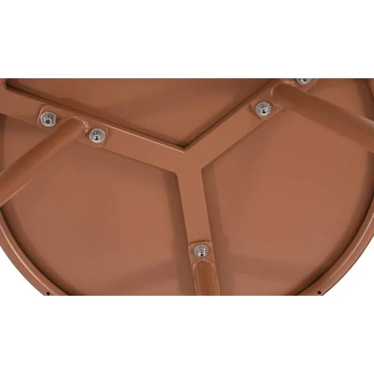 CLP Couchtisch Berea, Terra cotta, wetterfest, 50x40x50 cm, für Innen- und Außenbereich, mit Bodenschonern – Bild 6