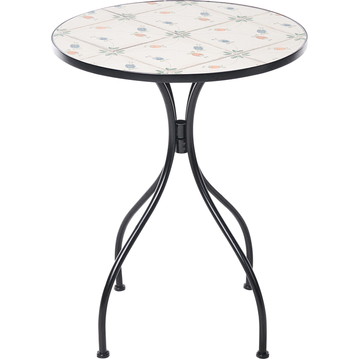 Bistro Set CARONA Metall Schwarz – Bild 5