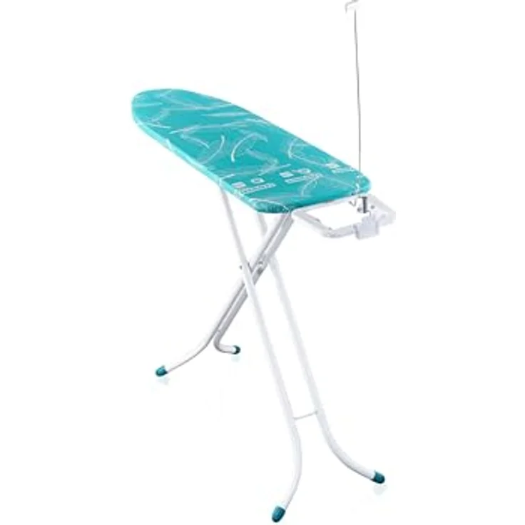 Leifheit Bügelbrett Air Board M Compact, höhenverstellbar 78-98 cm, Bügelfläche 120 x 38 cm, Zwei-Seiten-Bügeleffekt, ultraleicht mit Thermo-Reflect-Bezug – Bild 1