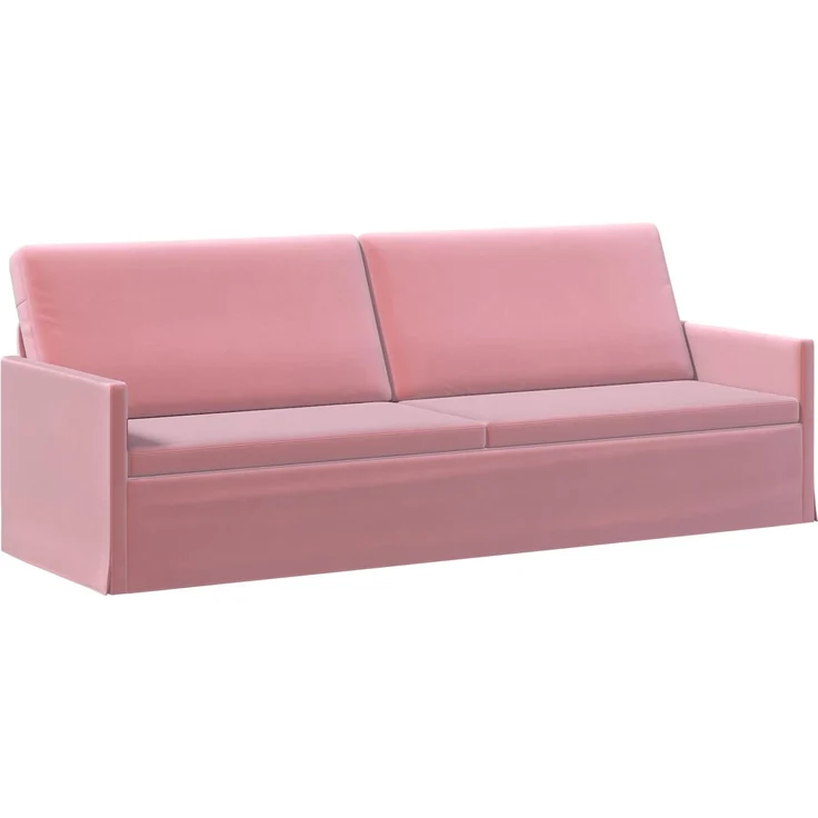 vidaXL Sofa-Set 2 pcs Rosa Samt (V) 3433233 – Bild 3